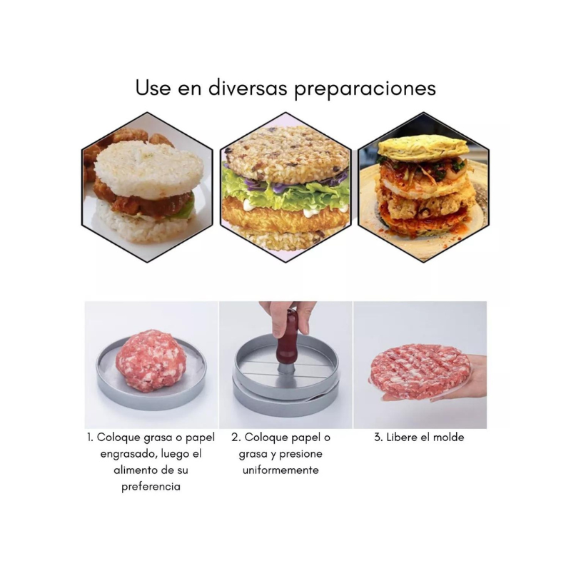 Prensa Para Hamburguesas Caseras